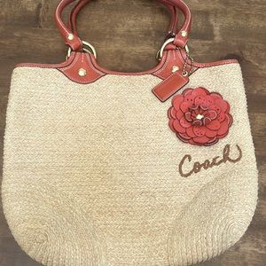 Coach Straw Bag